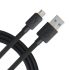 Flix (Beetel) Usb To Type C Pvc Data Sync & 2A Smartphone Fast Charging Cable, Made In India, 480Mbps Data Sync, Tough Cable, 1 Meter Long Usb Cable For Usb Type C Devices Black Xcd-C12