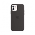 Apple Silicone Case With Magsafe (For Iphone 12, 12 Pro) – Black