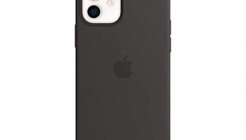 Apple Silicone Case With Magsafe (For Iphone 12, 12 Pro) – Black