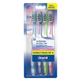 Oral B Sensitive Ultrathin – Family Pack Of 4 Toothbrushes – Extra Soft