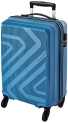 Kamiliant By American Tourister Kam Kiza Polypropylene 55 Cms Ash Blue Hardsided Cabin Luggage (Kam Kiza Sp 55Cm – Ash Blue)