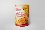Kwality Corn Flakes Original | High Fibre | High In B Group Vitamins | Low Cholesterol | Low Fat | Breakfast Cereals, 800G Pouch _ Pack1