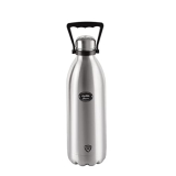 Cello Swift Vacuum Insulated Flask | Hot And Cold Water Bottle | Double Walled Stainless Steel Bottle For Travel, Home, Office, School | 1500Ml, Silver