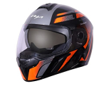 Vega Ryker D/V Diamond Black Orange Helmet-M