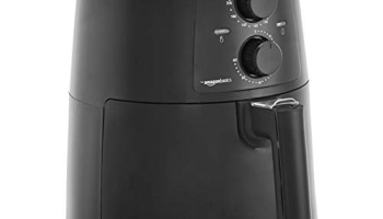 Amazon Basics 1300 W Air Fryer | 3.5 Litre Non Stick Basket With Metallic Interior| Timer Selection And Fully Adjustable Temperature Control