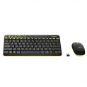 (Renewed) Logitech Mk240 Nano Mouse And Keyboard Combo Black Color