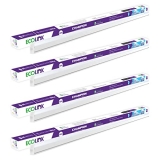 Ecolink 18-Watt Polycarbonate Batten (Warm White Pack Of 4)