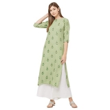 Gosriki Women’S Crepe Straight Kurta (Krish-65013-S_Green_Small)