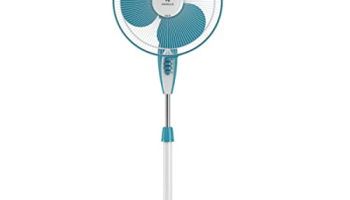 Havells Gatik Neo 400Mm Pedestal Fan (White Blue)