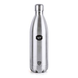 Cello Swift Stainless Steel Double Walled Flask, Hot And Cold, 1000Ml, 1Pc, Silver