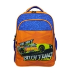 Hot Wheels Orange School Backpack (Mbe-Mat419)
