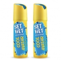 Set Wet Cool Avatar Deodorant & Body Spray Perfume For Men, 150 Ml (Pack Of 2)