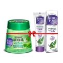 Boroplus Aloe Vera Gel Green Tea 200Ml Jar + Boroplus Antiseptic Cream 120Ml