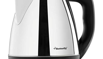 Butterfly Ekn 1.5-Litre Electric Kettle (Silver With Black)