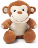 Babique Monkey Sitting Plush Soft Toy Cute Kids Animal Home Decor Boys/Girls (28 Cm)