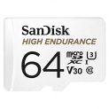 Sandisk 64Gb High Endurance Video Microsdxc Card With Adapter For Dash Cam And Home Monitoring Surveillance Systems – C10, U3, V30, 4K Uhd, Micro Sd Card – Sdsqqnr-064G-Gn6Ia
