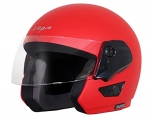 Vega Cruiser Dull Red Helmet, L