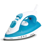 Havells Fabio 1250 W Steam Iron With Teflon Coated Sole Plate, Vertical & Horizontal Ironing & 2 Years Warranty. (Blue)