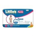 Little’S Baby Pants Diapers With Wetness Indicator And 12 Hours Absorption, Large (L), 9-14 Kg, 30 Count