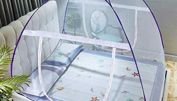 Febox Foldable King Size Mosquito Net (White)