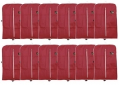 Kuber Industries 12 Piece Non Woven Coat/Blazer Cover, Maroon