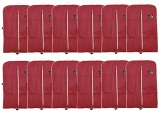 Kuber Industries 12 Piece Non Woven Coat/Blazer Cover, Maroon