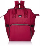 Amazon Brand – Solimo Diaper Backpack, Red