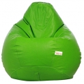 Sattva Classic Xxl Bean Bag Filled With Beans – Neon Green