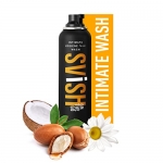 Svish On The Go Zero Fragrance Intimate Hygiene Wash For Men, Dermatologically Tested With Coconut Oil, Jojoba Seed Oil And Witch Hazel, Intimate Wash Prevents Dryness, Itchiness And Irritation, Balances Ph, Paraben Free, Pack Of 1 X 75Ml
