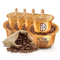 Id 100% Authentic Ready To Use, Instant Filter Coffee Decoction 30 Cups | 600Ml Coffee Liquid (150Ml X 4) | Add Hot Milk And Sugar To Taste