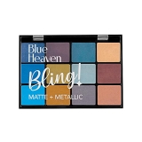 Blue Heaven 12-In-1 Bling Eyeshadow, Sorbet Pastel