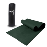 Vifitkit 4Mm Anti-Skid Yoga Mat With Carry Bag For Home Gym & Outdoor Workout For Men & Women (Bottle Green)