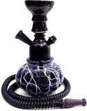 Jaipurcrafts Premium 8 Inch Glass, Iron Hookah Set