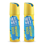 Set Wet Deodorant For Men Cool Avatar Refreshing Mint, 150Ml (Pack Of 2)