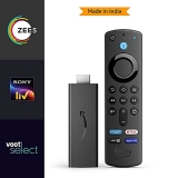 Fire Tv Stick Plus (2021) Includes Zee5, Sonyliv And Voot Annual Subscriptions | Includes All-New Alexa Voice Remote (With Tv And App Controls)