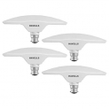 Havells 15W Led Cool White Bulb, Pack Of 4, (Lhldeuecnl9Ro15-Pk4)