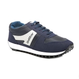 Unistar Men’S Blue Nylon Narrow Toe Running Shoes – 8
