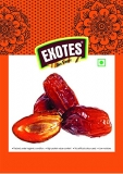 Exotes Premium Dry Fruits (Yellow Dates/ Peela Khajoor), 250 G
