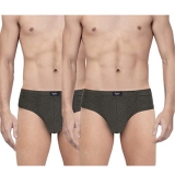 Pepe Jeans Innerwear Men’S Cotton Brief (Pack Of 2) (Clb01-02_Grey Melange_Grey Melange_70-75_Grey_75 Cm)