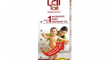 Dabur Lal Tail : Ayurvedic Baby Massage Oil 500Ml|Clinically Tested 2X Faster Physical Growth For Stronger Bones And Muscles