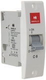 Havells Dhmncspa006 Pvc Plastic 6A Sp C Mini Mcb (White)