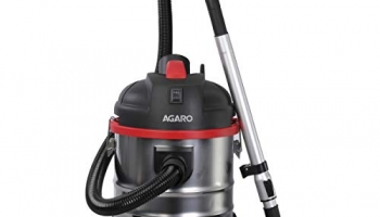 Agaro Ace 1600 Watts, 21.5 Kpa Suction Power, 21 Litres Wet & Dry Stainless Steel Vacuum Cleaner With Blower Function And Washable Dust Bag