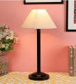 Ntu-126 Off White Cotton Shade Table Lamp With Metal Base By Tu Casa Holder Type E-27 (Bulb Not Included)