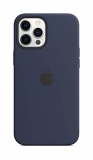 Apple Silicone Case With Magsafe (For Iphone 12 Pro Max) – Deep Navy