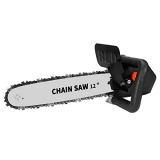 Jordar Diy Electric Chain Saw Converter Bracket Tree Felling Angle Grinder For Wood Working Tool (Black And Silver)