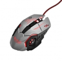 Quantum Snype 2.0 Usb Wired Gaming Mouse With 1200/1600/2400/3200 Switchable Dpi, 6 Programmable Keys, Rgb Lighting, Rubber Side Grips & 1.5Mtr Long Nylon Braided Cable, 1 Year Warranty (Black/Grey)