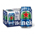 Heineken 0.0 % Non Alcoholic Lager Beer Zero Dot Zero Can – 6 Pack, 6 X 330 Ml