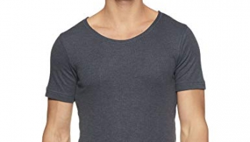 Levi’S Men’S Regular Fit Plain Thermal (038-Thrml Top-Hs-P1_Charcoal Melange_L)