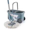 Cello Spin Mop Bucket Max Clean With Soap Dispenser, Grey