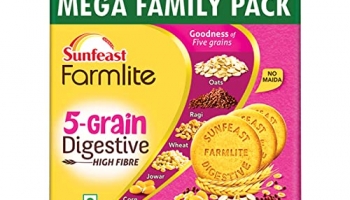 Sunfeast Farmlite Digestive High Fibre Biscuit Bag, (Mega Family Pack) – 800G/1Kg ( Weight May Vary )